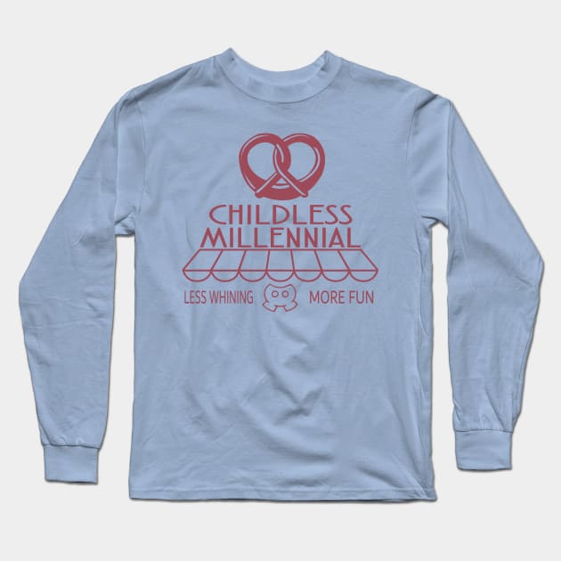 Childless Millennial Long Sleeve T-Shirt by B3pOh